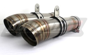 Triumph SPEED TRIPLE 1050 2005 - 2010 Exhaust Silencer Muffler GP2 + dB killer medium