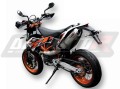 DOMINATOR ovális kipufogódob, amely illeszkedik a KTM 690 SMC 2008 - 2011 motorkerékpárhoz