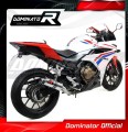 exhaust muffler DOMINATOR GP1 fits to Honda CBR 500 R 2016  2024 3