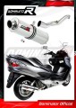 exhaust muffler DOMINATOR ROUND fits the motorcycle Suzuki BURGMAN 400 2007   2016