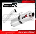 exhaust muffler DOMINATOR oval fits the motorcycle Yamaha XT 660 Z TENERE 2008   2016 2