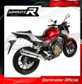 exhaust muffler DOMINATOR ROUND fits the motorcycle Honda CB 500 F 2016   2019 3