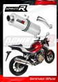 exhaust muffler DOMINATOR oval fits the motorcycle Honda CB 500 F 2016   2019