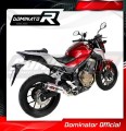 exhaust muffler DOMINATOR GP1 fits the motorcycle Honda CB 500 F 2016   2019 2