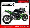 complete exhaust system with muffler DOMINATOR Full System HP1 fits the motorcycle Kawasaki NINJA 650 2017   2022 3