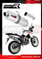 exhaust muffler DOMINATOR oval fits the motorcycle Derbi Terra Adventure 125 2008   2015