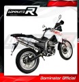 exhaust muffler DOMINATOR oval fits the motorcycle Derbi Terra Adventure 125 2008   2015 3
