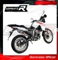 exhaust muffler DOMINATOR GP1 fits the motorcycle Derbi Terra Adventure 125 2008   2015 3