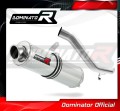 exhaust muffler DOMINATOR ROUND fits the motorcycle Triumph TIGER EXPLORER 1200 2012   2015 2