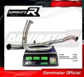 decat mid muffler DOMINATOR Mid Pipe fits the motorcycle DL 1000 V Strom 2017   2020 2