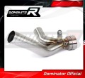 decat mid muffler DOMINATOR Mid Pipe fits the motorcycle GSXR 1000 K9 L0 L1 2009   2011