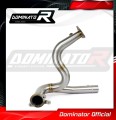 decat mid muffler DOMINATOR Mid Pipe fits to ETV 1200 Caponord 2013  2016 2