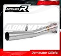 decat DOMINATOR középdob Mid Pipe Ninja H2 SX 2018 - 2020 motorkerékpárhoz