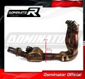 decat mid muffler DOMINATOR Mid Pipe fits the motorcycle Ninja H2 SX 2018   2020 2