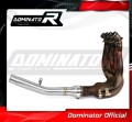 decat mid muffler DOMINATOR Mid Pipe fits the motorcycle Ninja H2 SX 2018   2020 6