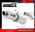 exhaust muffler DOMINATOR homologated road legal ROUND fits the motorcycle CB 600F HORNET 2007   2013