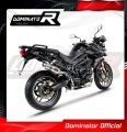 exhaust muffler DOMINATOR GP1 fits the motorcycle Triumph TIGER 800 XC XR 2011   2014 4