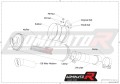 DOMINATOR Homologált Ovális kipufogó dob BMW R1200R 2015 - 2018 motorkerékpárhoz 5