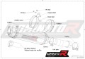 DOMINATOR HP1 Homologált kipufogó dob R1200R motorkerékpárhoz 2015 - 2018 5