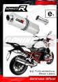 DOMINATOR Homologizált Ovális kipufogó dob, amely illeszkedik a R1200RS 2015 - 2018 motorkerékpárhoz