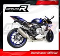 DOMINATOR decat középső kipufogódob Mid Pipe YZF R1 1000 2017 - 2019 motorkerékpárhoz 3