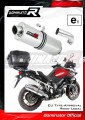exhaust muffler DOMINATOR homologated road legal oval fits the motorcycle DL 1000 V STROM 2014   2016 3
