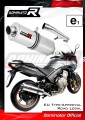 DOMINATOR homologált ovális kipufogódob a CBF 600 2008 - 2013 motorkerékpárhoz 3