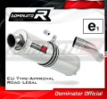 exhaust muffler DOMINATOR homologated road legal ROUND fits the motorcycle CBR 600 F 2011   2015