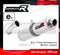 DOMINATOR Homologált ROUND kipufogó dob, amely illik a F800GS 2008 - 2017 motorkerékpárhoz