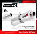 exhaust muffler DOMINATOR homologated road legal oval fits the motorcycle F800S 2006   2012