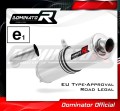 DOMINATOR Homologizált ROUND kipufogó dob F800ST 2006 - 2012 motorkerékpárhoz