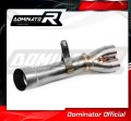 decat DOMINATOR középső dob összekötő cső (Mid Pipe) a CBR 1000RR 2017 - 2024 motorkerékpárhoz 2