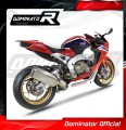 decat mid muffler DOMINATOR Mid Pipe fits the motorcycle CBR 1000RR 2017   2024 5