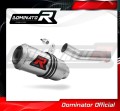 exhaust muffler DOMINATOR GP fits the motorcycle Triumph STREET TRIPLE 675 R / S / RS 2013   2016 2