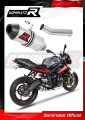 exhaust muffler DOMINATOR HP3 fits the motorcycle Triumph STREET TRIPLE 675 R / S / RS 2013   2016