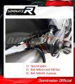 komplett DOMINATOR Full System HP3 kipufogórendszer Honda CB 125 R 2018 - 2020 motorkerékpárhoz 5