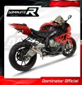DOMINATOR decat középső dob Mid Pipe S1000RR 2009 - 2011 motorkerékpárhoz 3