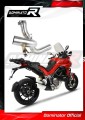decat mid muffler DOMINATOR Mid Pipe fits the motorcycle Multistrada 1260 / 1260 S 2018   2020
