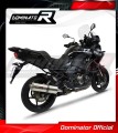 exhaust muffler DOMINATOR homologated road legal oval fits the motorcycle VERSYS 1000 2019   2024 3