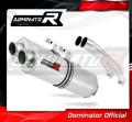 exhaust muffler DOMINATOR oval fits the motorcycle Suzuki GSXR 1300 Hayabusa 2008   2019 2