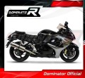 exhaust muffler DOMINATOR oval fits the motorcycle Suzuki GSXR 1300 Hayabusa 2008   2019 4