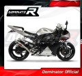 exhaust muffler DOMINATOR GP1 fits the motorcycle Yamaha YZF R1 1000 RN09 2002   2003 4