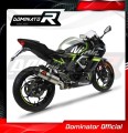 exhaust muffler DOMINATOR HP3 fits the motorcycle Kawasaki NINJA 125 Z125 2019   2023 3