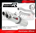 exhaust muffler DOMINATOR homologated road legal ROUND fits the motorcycle Z1000 2007   2009