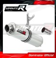exhaust muffler DOMINATOR ROUND fits the motorcycle Piaggio MP3 500 2008   2022 2