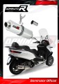 DOMINATOR Ovális kipufogó dob Piaggio MP3 500 2008 - 2022 motorkerékpárhoz