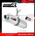 exhaust muffler DOMINATOR oval fits the motorcycle Piaggio MP3 500 2008   2022 2