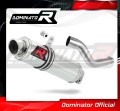 exhaust muffler DOMINATOR ROUND fits the motorcycle DR 350 1990   1999 2