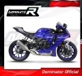 decat mid muffler DOMINATOR Mid Pipe fits the motorcycle YZF R1 1000 2020   2022 4