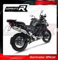 exhaust muffler DOMINATOR ROUND fits the motorcycle Benelli TRK 502 X 2018   2021 3